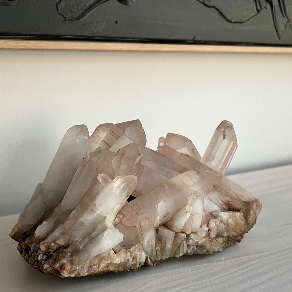 XL Samadhi Pink Himalayan Quartz Crystal Cluster